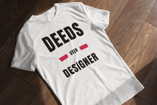 Deed Over Designer Bold T-Shirt