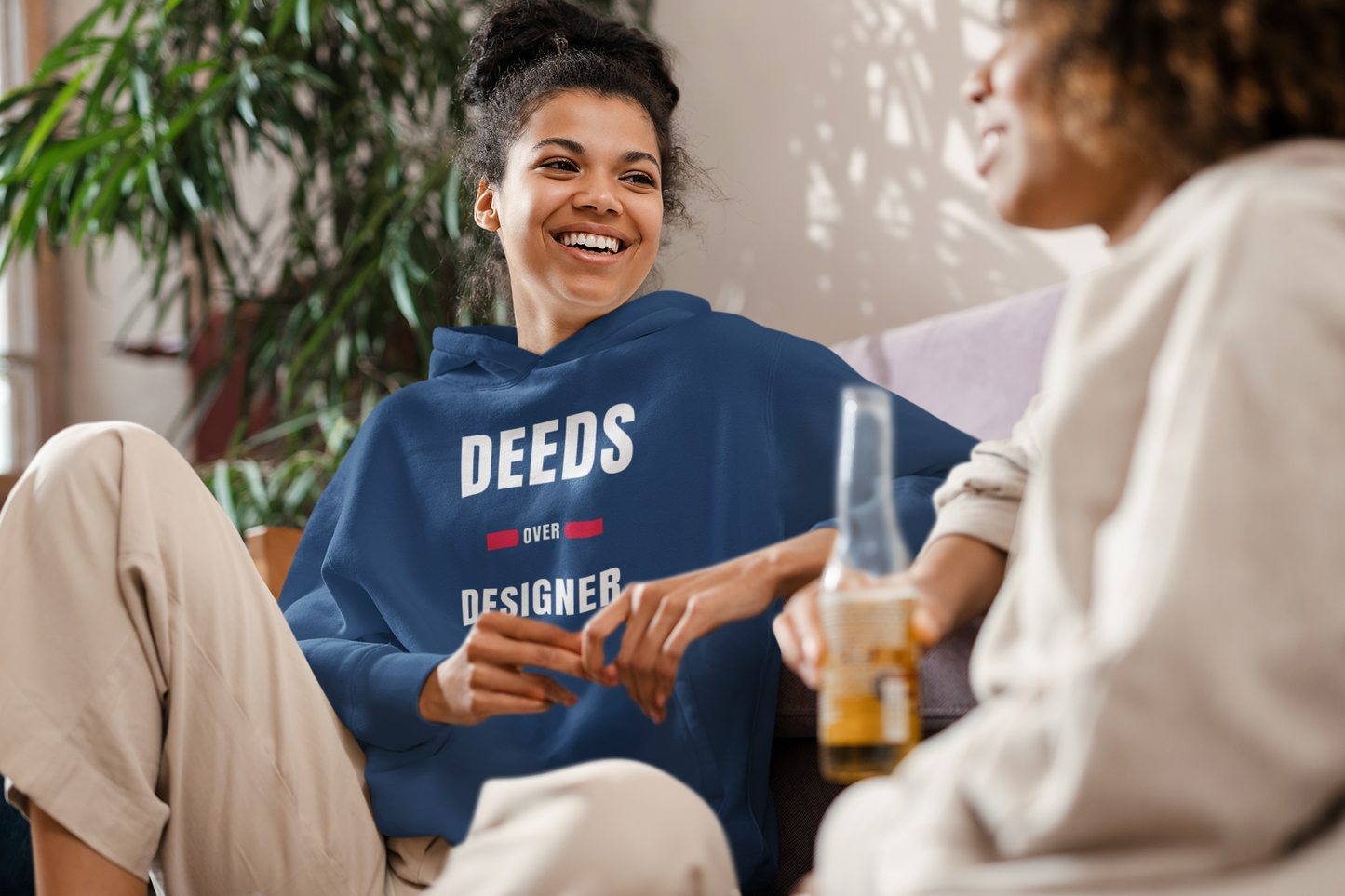 Deeds Over Designer Hoodie (only)